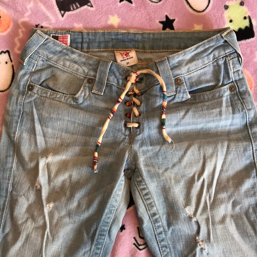 One of a kind True Religion flares